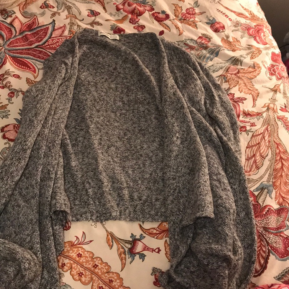 Heathered Gray Cardigan